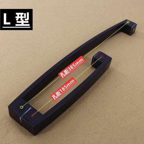 方圓之間，握見東方雅韻——豪華中式淋浴房弧型磨砂黑拉手